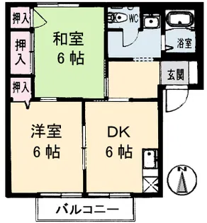 ラフィーネY【2階】の間取り