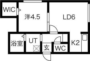La Felice 平岸(ラ・フェリーチェ)【2階】の間取り
