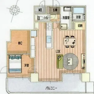 ライオンズマンション北22条【3階】の間取り