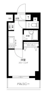 スカイコート文京茗荷谷【9階】の間取り
