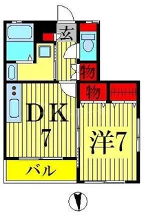 モラダ小岩【5階】の間取り