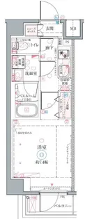 クレヴィスタ高砂II【1階】の間取り