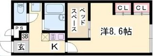 フレンドリー1【2階】の間取り