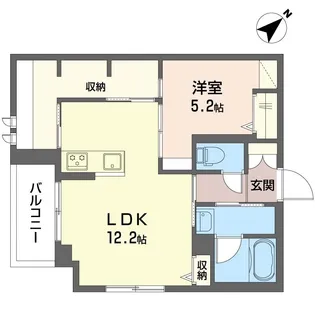 レジアヒル東中野【3階】の間取り