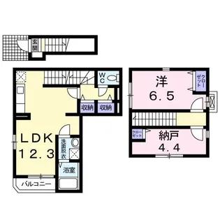 フェリチタ エテルナ アイエム【2階】の間取り