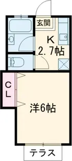 カサ・アギーラ【2階】の間取り