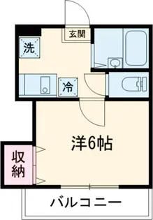 中道ハイツ【3階】の間取り