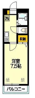 アリコヴェール【1階】の間取り