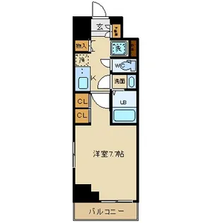 プレール・ドゥーク東陽町【4階】の間取り