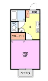 ジュネス【1階】の間取り