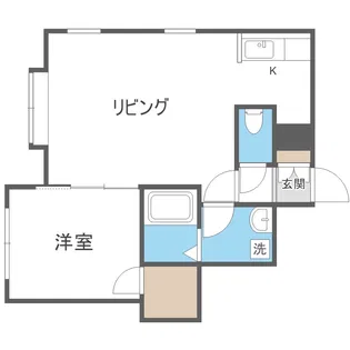 ラグナベルデ発寒I【1階】の間取り