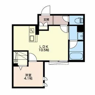 VERITE雅【1階】の間取り