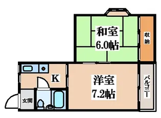 プレアール太子田【4階】の間取り