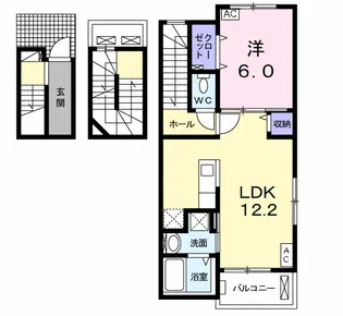 シュエット ドゥ【3階】の間取り