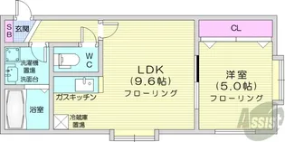 ラ・グランノース27【3階】の間取り