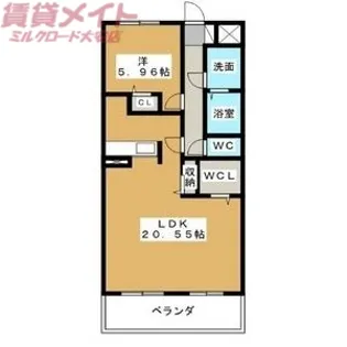 スターシンフォニー【1階】の間取り