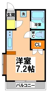 三鷹台マンション【1階】の間取り