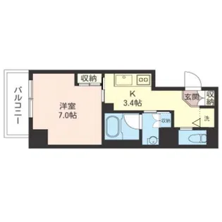 LE NORD YOKOHAMA【5階】の間取り