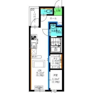RadIAnce春田駅(レイディエンス春田駅)【1階】の間取り