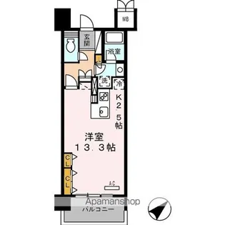 ロイヤルパークス豊洲【5階】の間取り