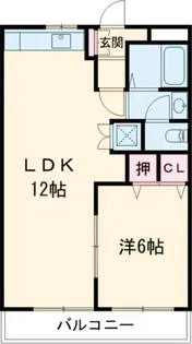 サンセットヒルズII【2階】の間取り