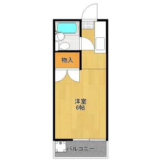 チュリス今川【1階】の間取り