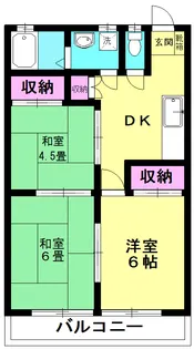 クリーンハイツ柳沢A【2階】の間取り