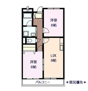 リンピアハピネス【3階】の間取り