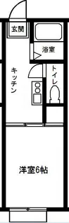 カレッジハイツ千城【2階】の間取り