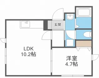 ノルテホクト【2階】の間取り