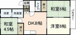 ファミール隅田B棟【2階】の間取り