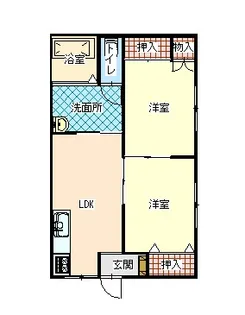 スマイルハイツ【1階】の間取り