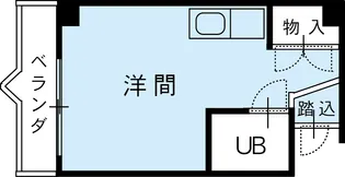 文の里ハイツ【5階】の間取り