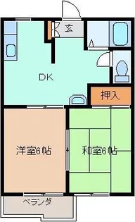 セントラルレジデンス A【2階】の間取り