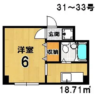 下鴨松柏【2階】の間取り