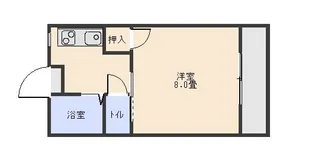 ホワイトハイムII【1階】の間取り