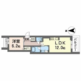 シャーメゾン大垣郭町【4階】の間取り