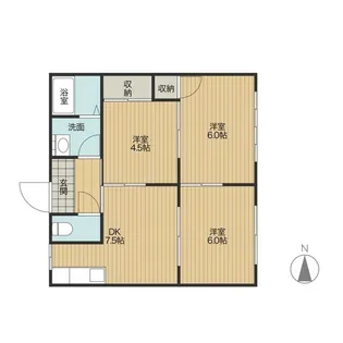 エルディムともえ【1階】の間取り