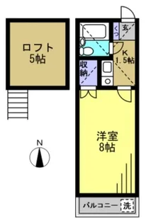 第7ハイツ春野【2階】の間取り