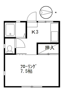 カーサ・エルピノ【1階】の間取り