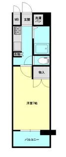 サンシティ北四番丁【8階】の間取り