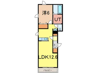 リラコートC【2階】の間取り