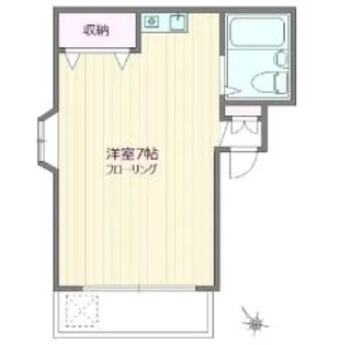仙川スカイハイツ-緑ヶ丘1丁目-【1階】の間取り