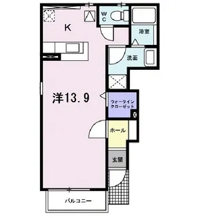 茨城県土浦市滝田2【アパート】の間取り