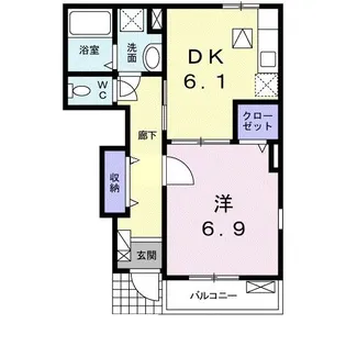 パラシオ【1階】の間取り