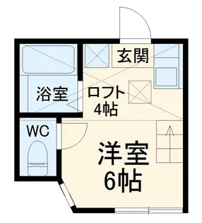 ユナイト衣笠セブリアン【2階】の間取り