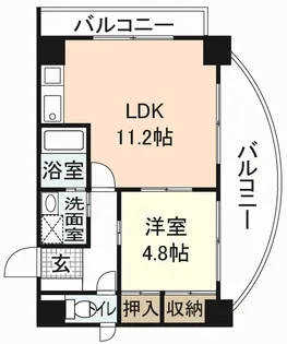 RESIDENCE西宮三篠町公園【7階】の間取り