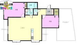 カリーナクアトロピアニ【5階】の間取り