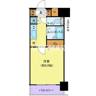 1Kの間取り画像