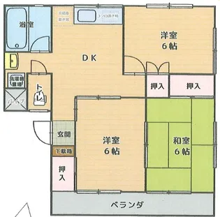 ヴェル・アージュ・ノゼ【2階】の間取り